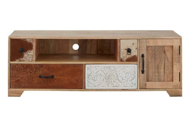Hearth Media Unit – Mango Wood - image 1