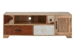 Hearth Media Unit – Mango Wood - thumbnail 1