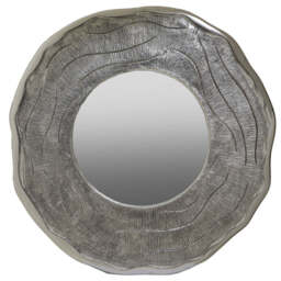Blackwell Large Wall Mirror – Oak Effect & Silver - thumbnail 1