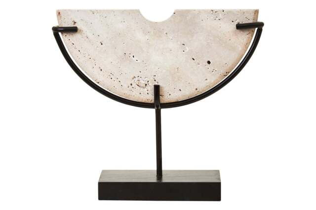 Corvessa Sculpture Travertine Small - image 1