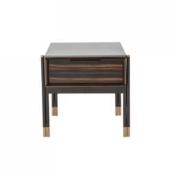 Bali Bedside Table – Contemporary Wooden Storage - thumbnail 3