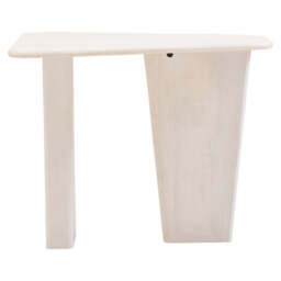 Knutsford Whitewash Mango Wood Coffee Table – Contemporary Wooden Coffee Table - thumbnail 5