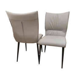 Flora Leather Dining Chair – Available in Sets of 2, 4, or 6 - thumbnail 2