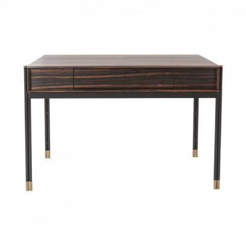 Bali Dressing Table / Desk – Natural Wooden Finish with Storage - image 1