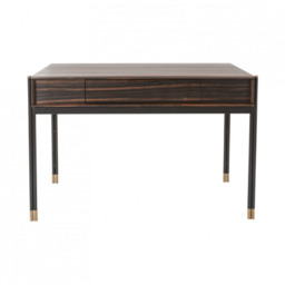 Bali Dressing Table / Desk – Natural Wooden Finish with Storage - thumbnail 1