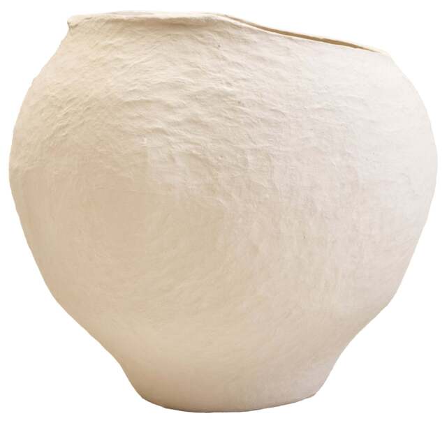 Beige Planter Mache Ravessa Large Cotton - image 1