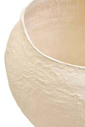 Beige Planter Mache Ravessa Large Cotton - thumbnail 4