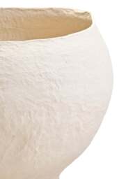 Beige Planter Mache Ravessa Large Cotton - thumbnail 3