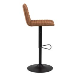 Brown Fabric Bar Stools – Set of 2 – Kimmy Collection - thumbnail 2