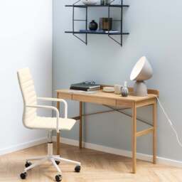 Paul Office Desk in Oak - thumbnail 4