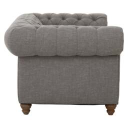 Marina Linen Sofa – Grey (2 Seat) - thumbnail 2