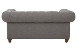 Marina Linen Sofa – Grey (2 Seat) - thumbnail 3