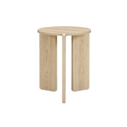 Halo Modern Side Table - Oak
