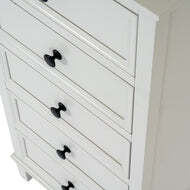 Belmont Collection 5 Drawer Wooden Tallboy Chest - thumbnail 3