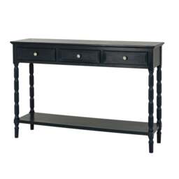 Contour Collection 3 Drawer Storage Console Table - thumbnail 4