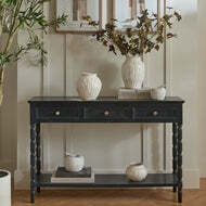 Contour Collection 3 Drawer Storage Console Table