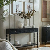 Contour Collection 3 Drawer Storage Console Table - thumbnail 2
