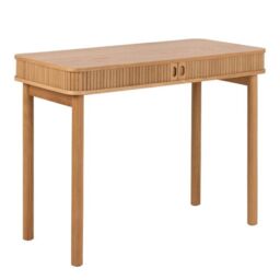 Langley Desk in Oak – Modern Wooden Writing & Computer Table