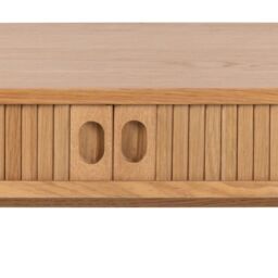 Langley Desk in Oak – Modern Wooden Writing & Computer Table - thumbnail 5