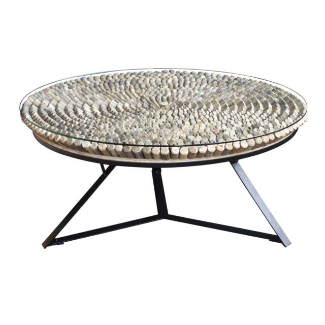 Velorin round coffee table - image 1