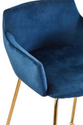 Linea Grey Faux Leather Bar Chair - thumbnail 3