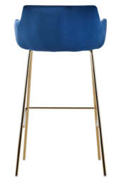 Linea Grey Faux Leather Bar Chair - thumbnail 4