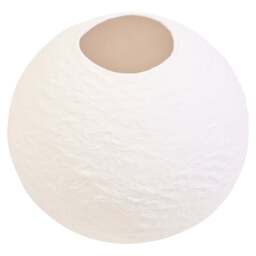 Mache Ravessa Vase White Round Small Cotton - thumbnail 2