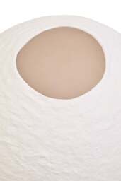 Mache Ravessa Vase White Round Small Cotton - thumbnail 4