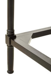 Elmwood Black Finish 2-Drawer Desk - thumbnail 4