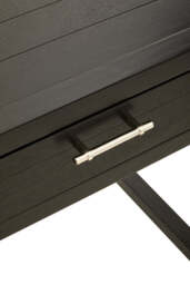 Elmwood Black Finish 2-Drawer Desk - thumbnail 3