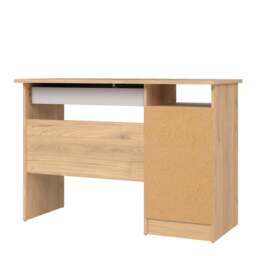 Function Plus 4 Drawer Desk in Oak - thumbnail 4