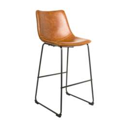 Nevoria Bar Stool Tan SET OF 2 - thumbnail 1