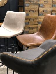 Nevoria Bar Stool Tan SET OF 2 - thumbnail 2