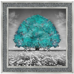 LS273 Blue Oak Tree - 70x70 / Black Lyon / Plain - thumbnail 6