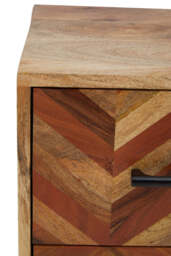 Atelier Bedside Table – Two Drawer, Mango Wood - thumbnail 4