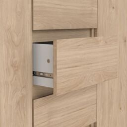 Naia Sideboard with 4 Drawers and 2 Doors in Jackson Hickory Oak - thumbnail 2