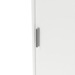 Naia Wardrobe with 2 Sliding Doors + 1 Door + 3 Drawers in White - thumbnail 5