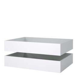 Naia Underbed Drawers Set in White High Gloss - thumbnail 3