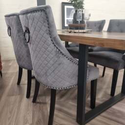 Bentley Black Leg Dining Chair – Available in Sets of 2, 4, or 6 - thumbnail 4