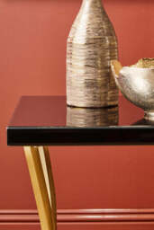 Vireo Townhouse Mirror Side Table – Gold Legs - thumbnail 5