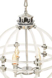 Whitmore Pendant Light – Clear Acrylic & Chrome - thumbnail 4