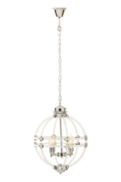 Whitmore Pendant Light – Clear Acrylic & Chrome