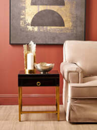 Vireo Townhouse Side Table – Black, 2 Drawer - thumbnail 6