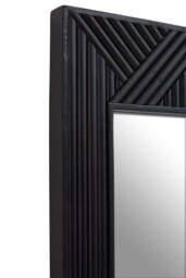 Tunbridge Black Finish Wooden Wall Mirror – Contemporary Wall Mirror - thumbnail 6