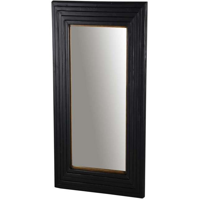 Lennox Modern Black Framed Wall Mirror