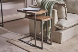 Karsin Tall Nest of 2 Supper Tables - thumbnail 2