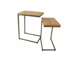 Karsin Tall Nest of 2 Supper Tables - thumbnail 3