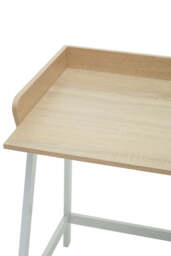 Norwood Two-Drawer Desk – Light Oak Veneer - thumbnail 2