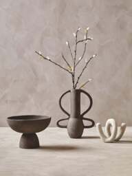 Vase Grey Small Textured Elvaris