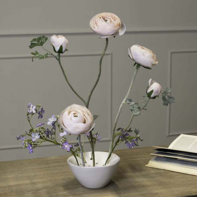 Effortless Floral Design: Off White Ceramic Flower Frog - image 1